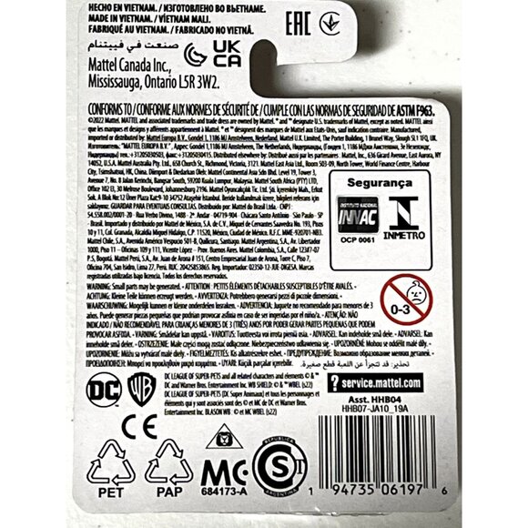 DC Super Pets Merton the Turtle Micro Collectible Action Figure Toy - Picture 5 of 5